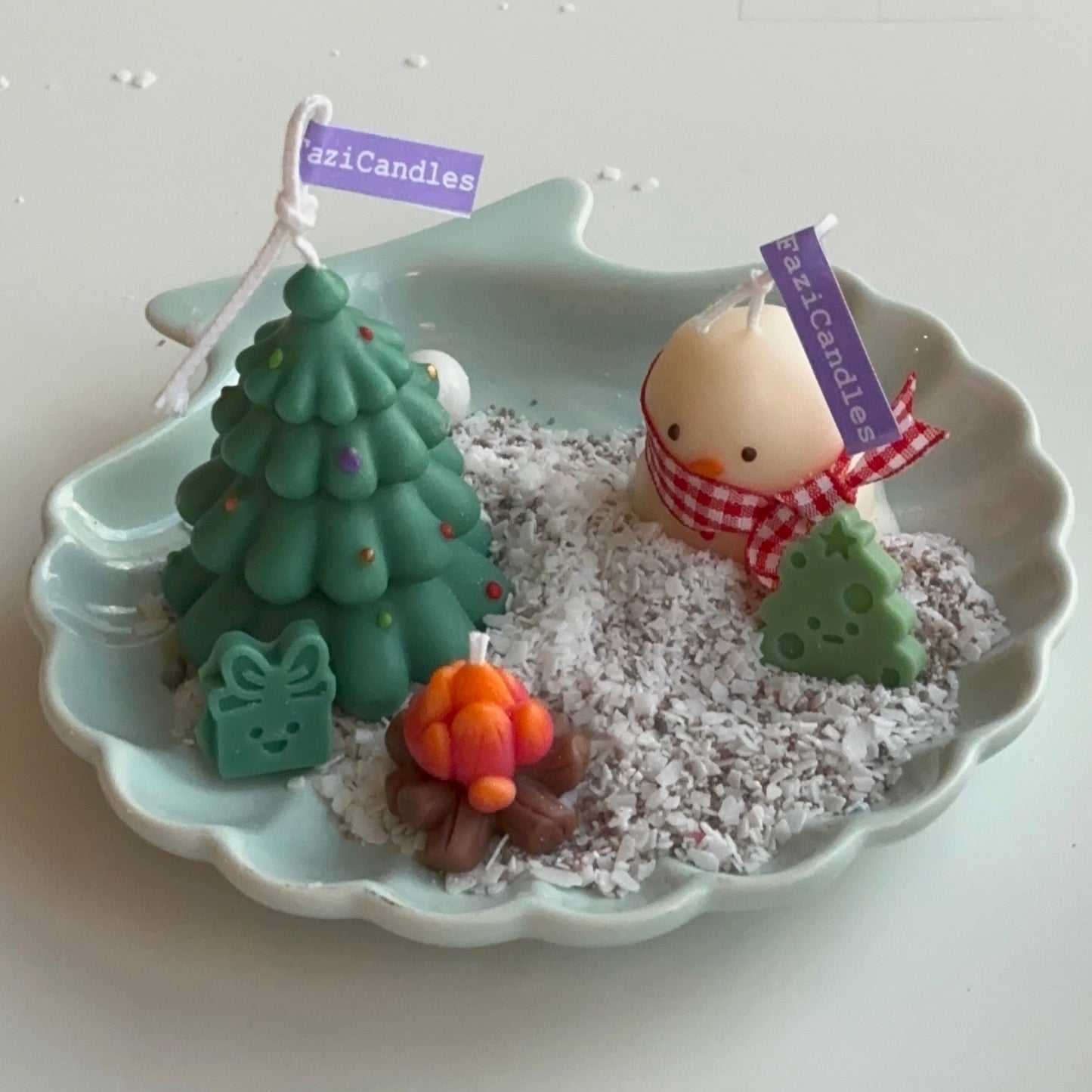 Limited - Christmas Small Christmas Tree GiftSet - - Vegan Wax Type