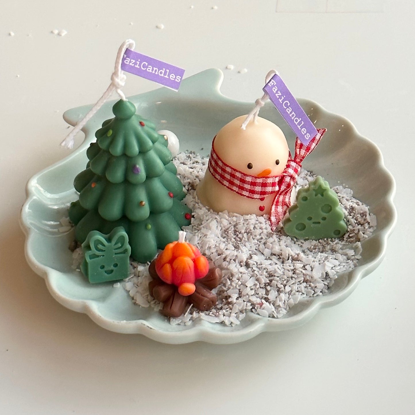 Limited - Christmas Small Christmas Tree GiftSet - - Vegan Wax Type