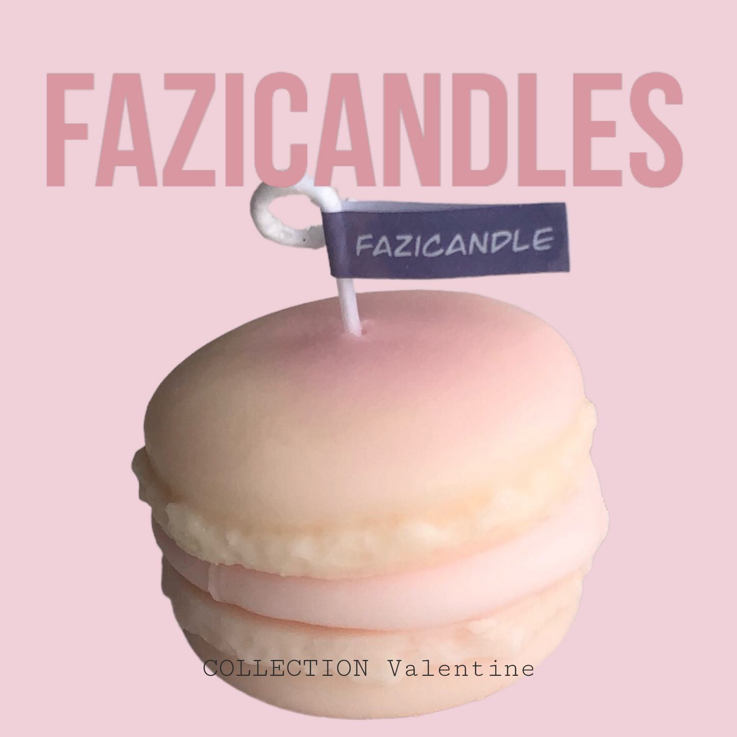 Double Color Macaroon Candle