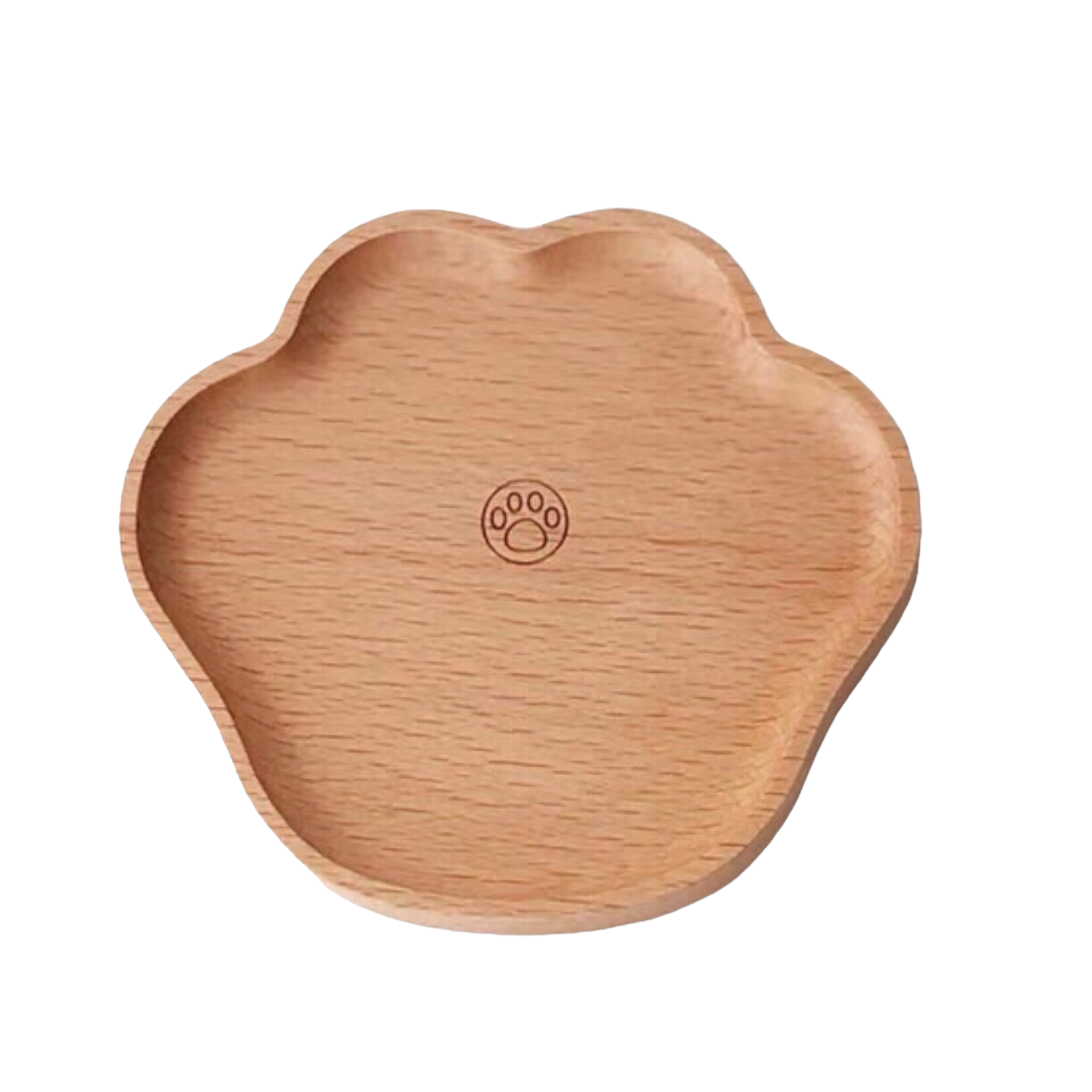 Wood Candle Holding Tray | Paw Shape